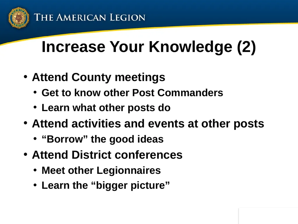 Post Commander Course Updated April 2020 Getting - slide 79 of 88