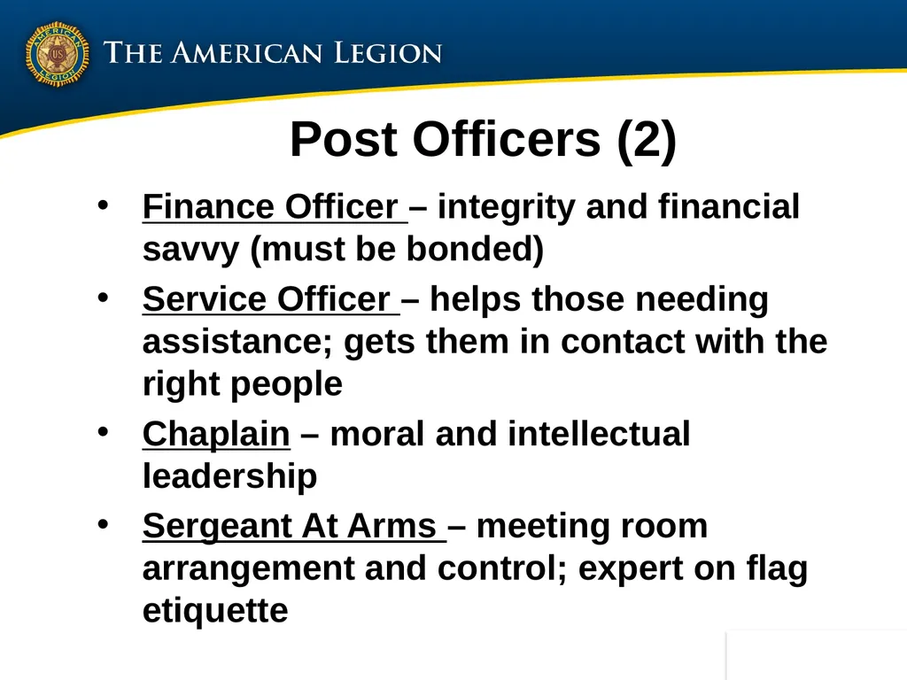 Post Commander Course Updated April 2020 Getting - slide 24 of 88