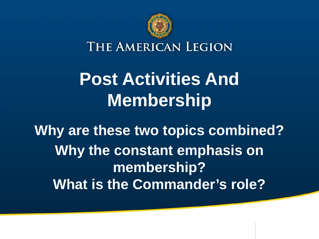 Post Commander Course Updated April 2020 Getting - slide 41 of 88