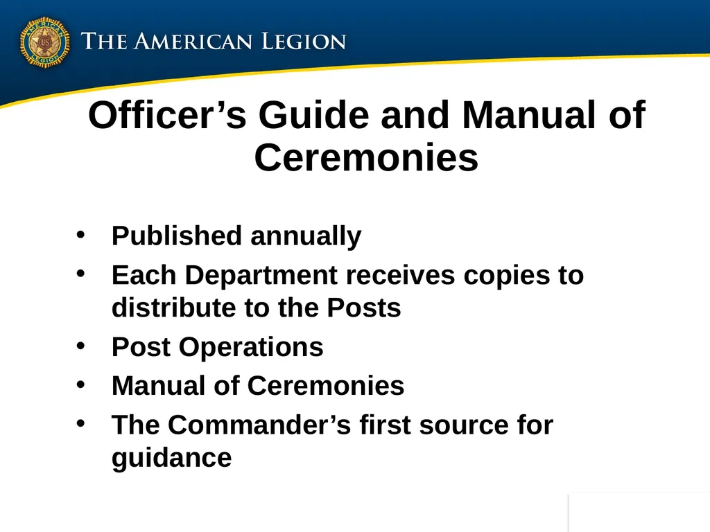 Post Commander Course Updated April 2020 Getting - slide 7 of 88
