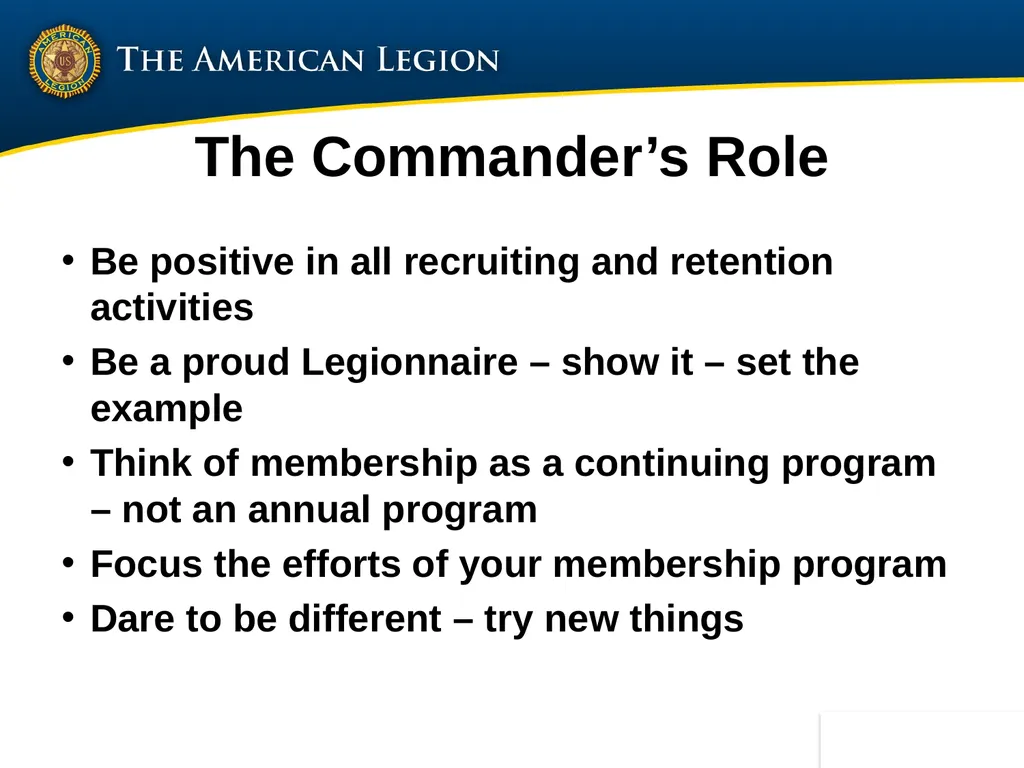 Post Commander Course Updated April 2020 Getting - slide 52 of 88