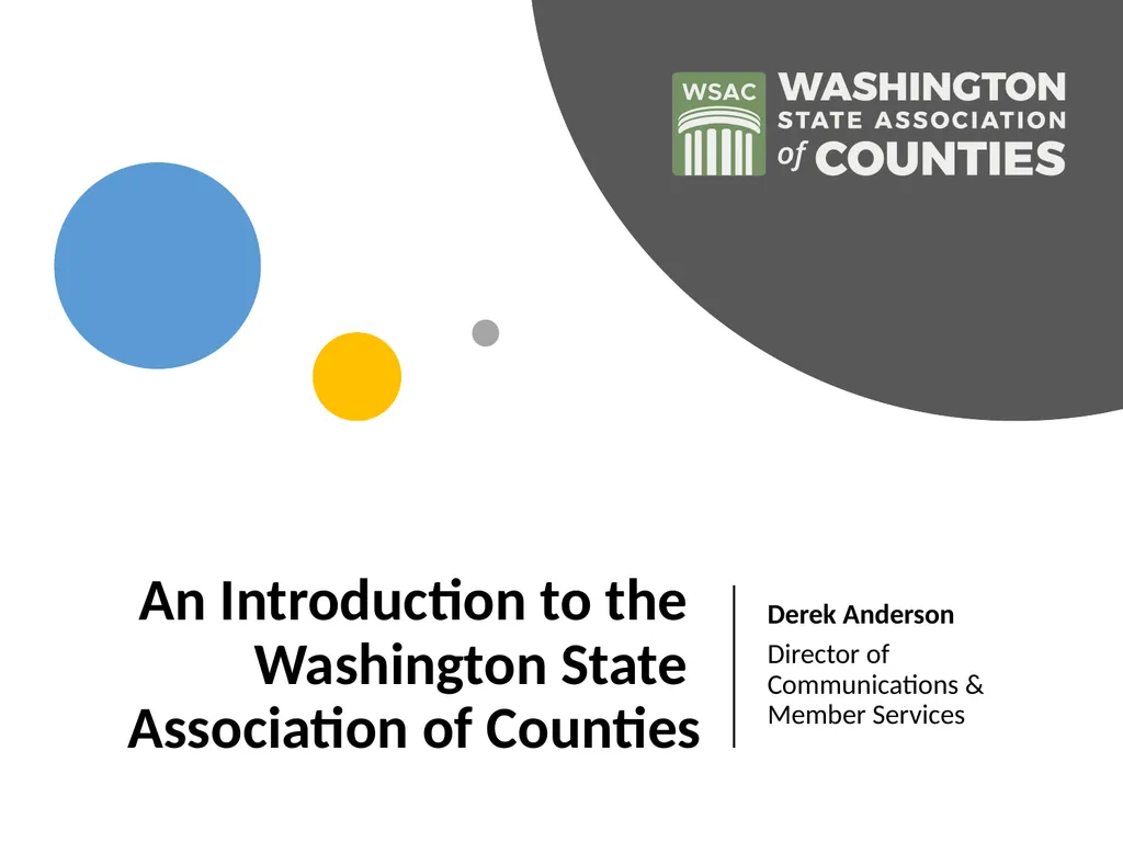 An Introduction to the Washington State - slide 1 of 30