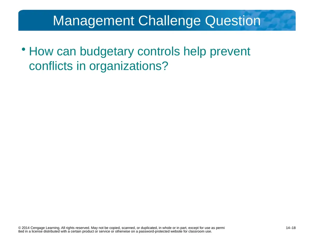 14–2 © 2014 Cengage Learning. All rights reserved. - slide 18 of 35