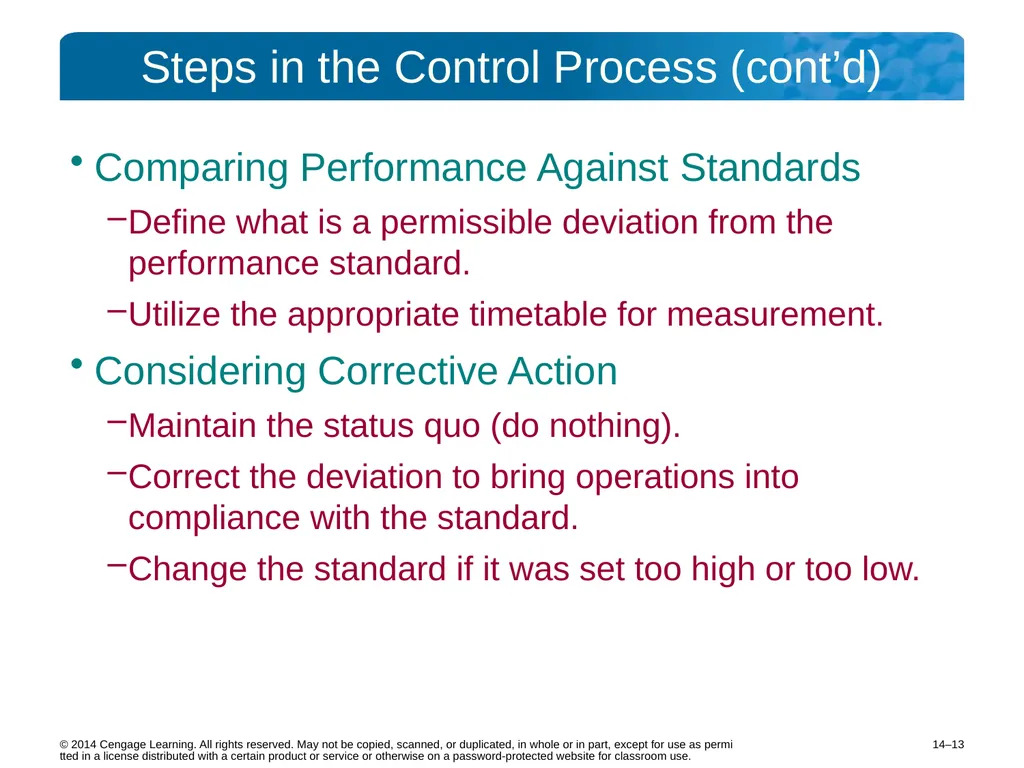 14–2 © 2014 Cengage Learning. All rights reserved. - slide 13 of 35