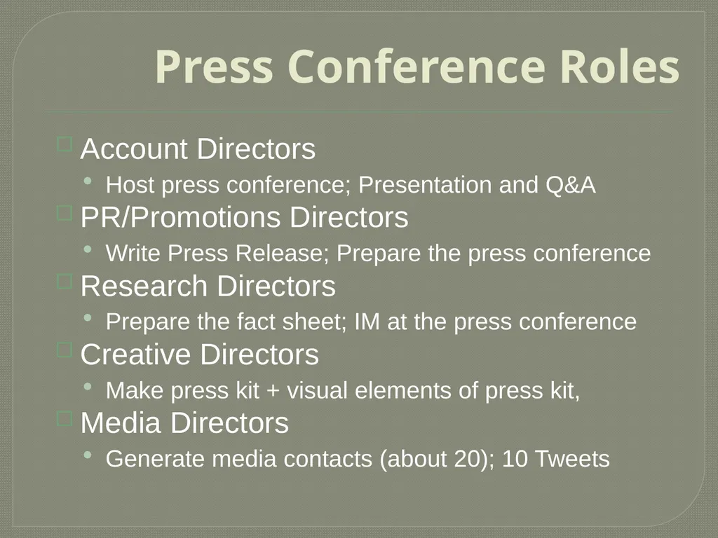 Public Relations Execution Campaign Strategy - slide 19 of 23