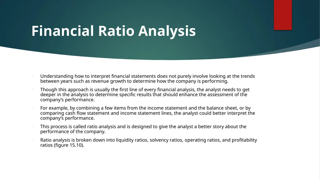 Chapter 16: Financial Statement Analysis Chapter - slide 25 of 35