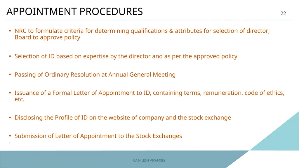 ACAE Corporate Laws Virtual Conclave September 16, - slide 22 of 82