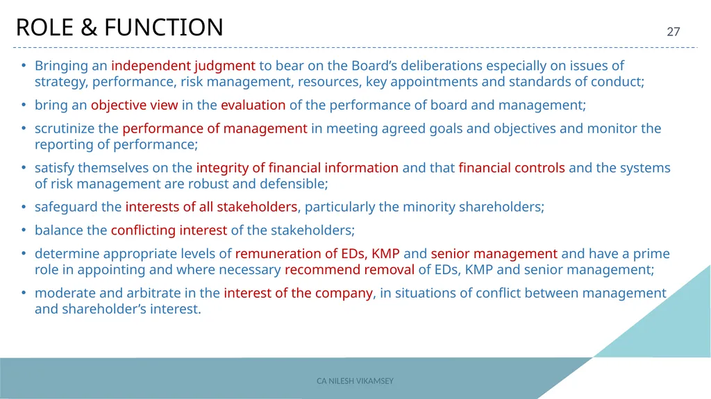 ACAE Corporate Laws Virtual Conclave September 16, - slide 27 of 82