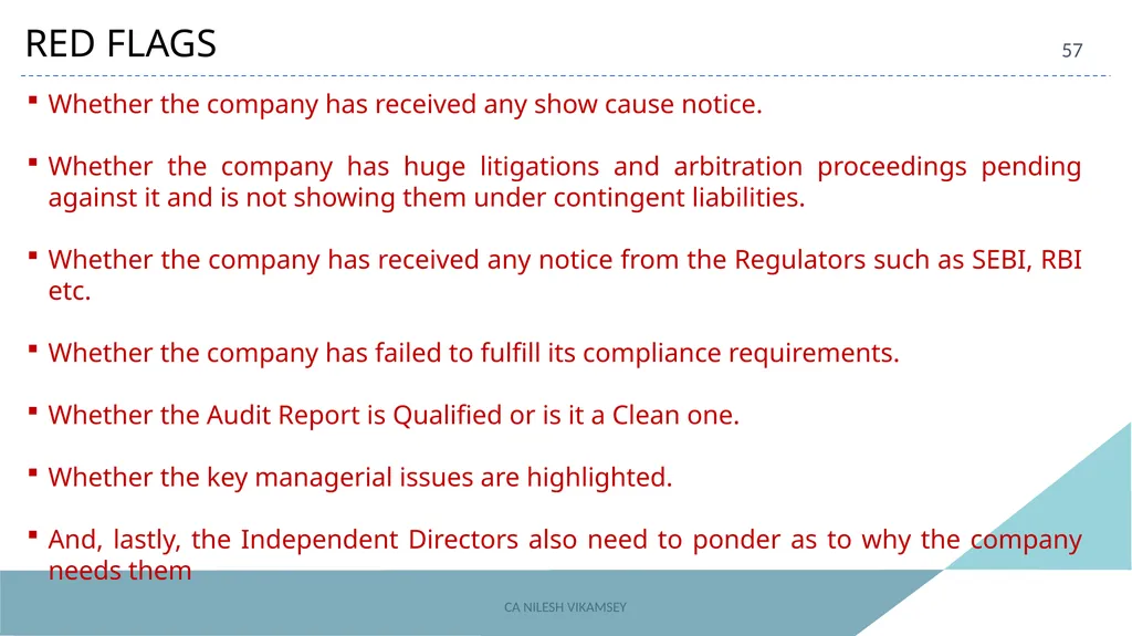 ACAE Corporate Laws Virtual Conclave September 16, - slide 57 of 82