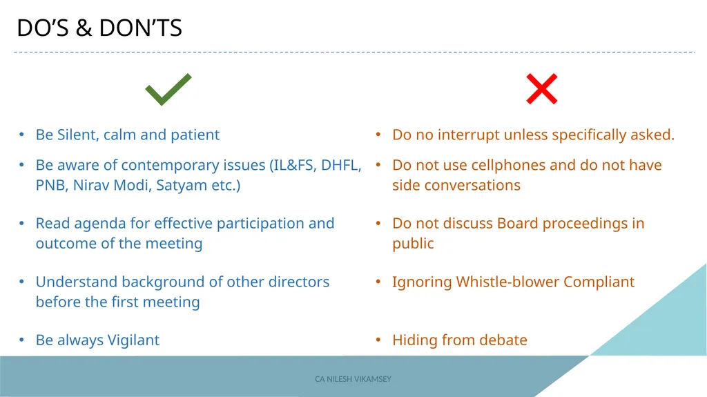 ACAE Corporate Laws Virtual Conclave September 16, - slide 36 of 82