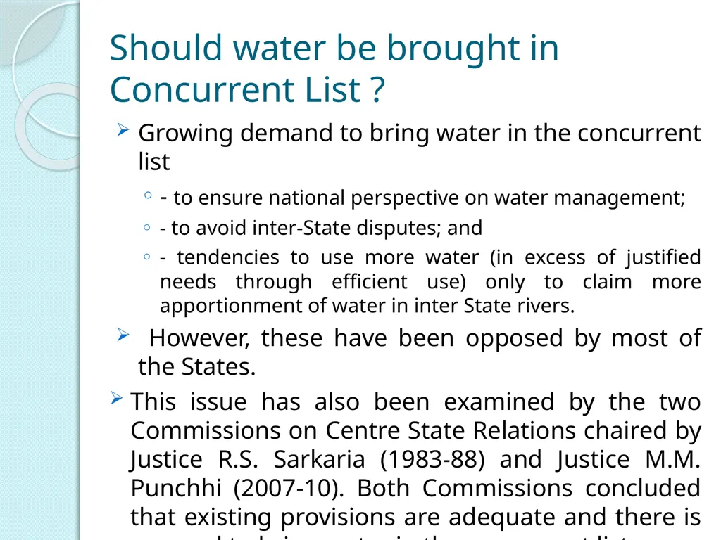 NATIONAL WATER FRAMEWORK LAW By Dr. B. Rajender, - slide 6 of 18