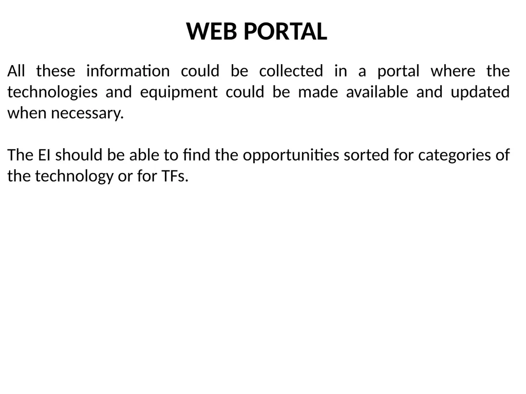 WP 4.3: OBJECTIVES, PROPOSALS AND TOPICS TO BE - slide 15 of 19