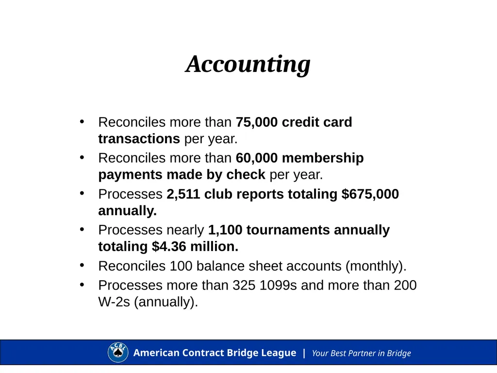 Presentation to the ACBL Board of Governors 2016 - slide 7 of 13