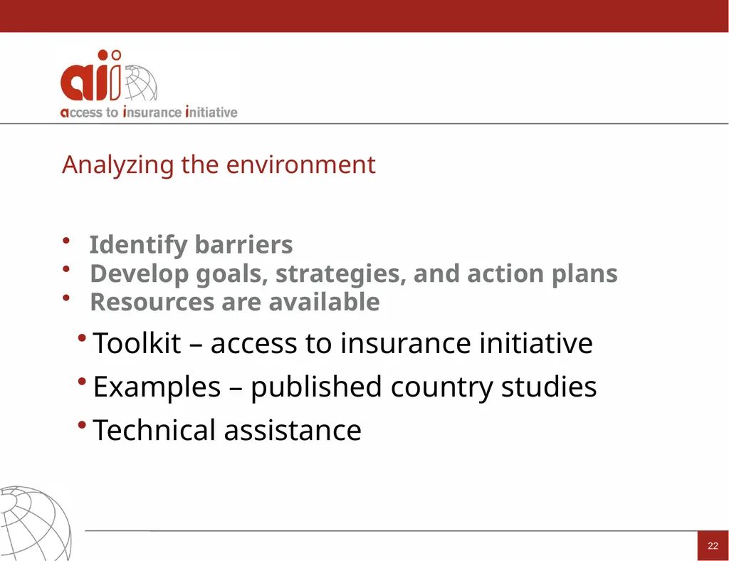 Regulation and Supervision Supporting Inclusive - slide 22 of 119