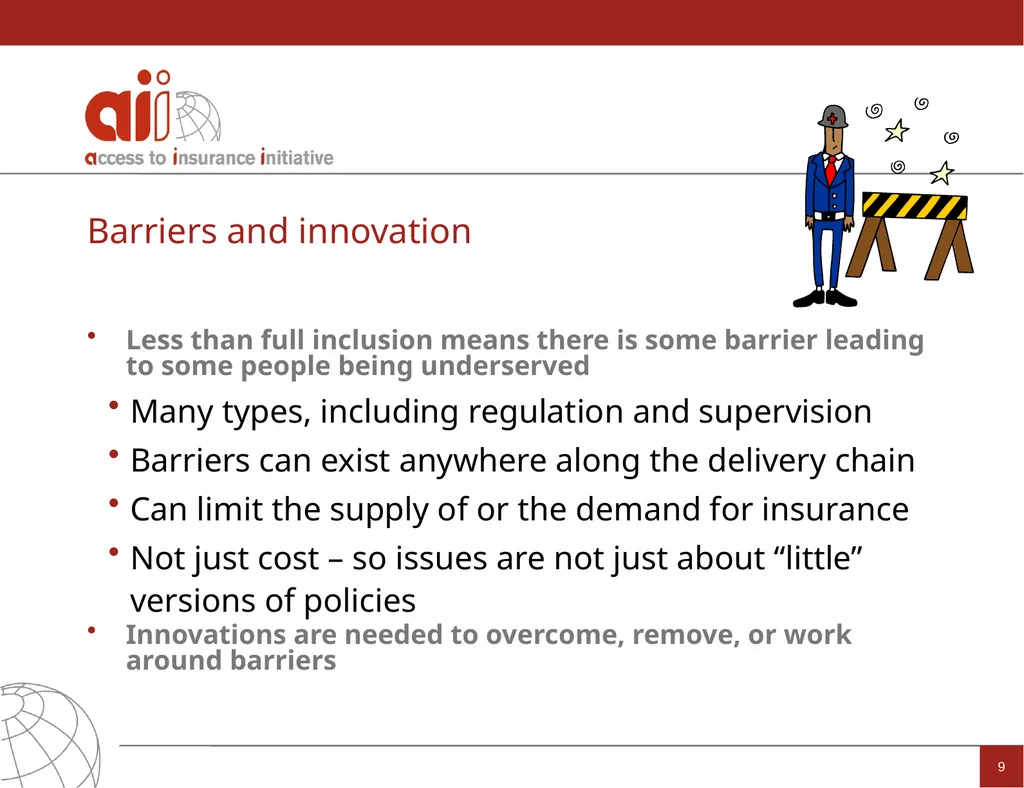 Regulation and Supervision Supporting Inclusive - slide 9 of 119