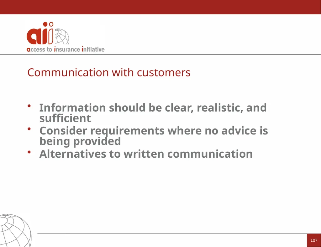 Regulation and Supervision Supporting Inclusive - slide 107 of 119