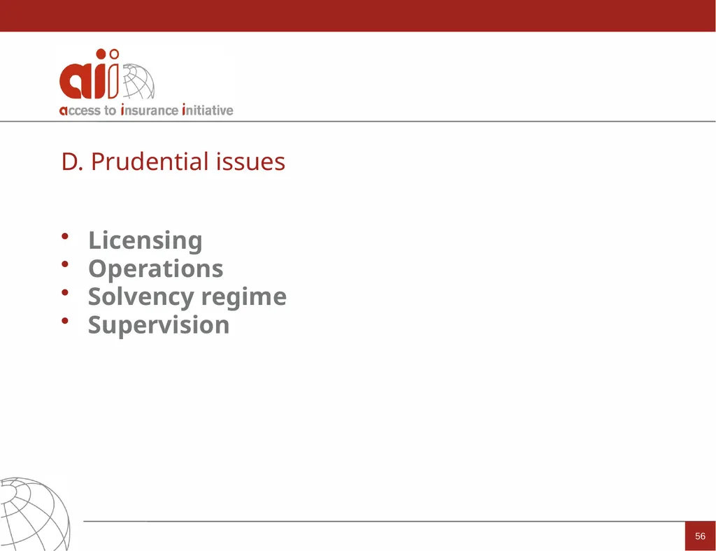 Regulation and Supervision Supporting Inclusive - slide 56 of 119