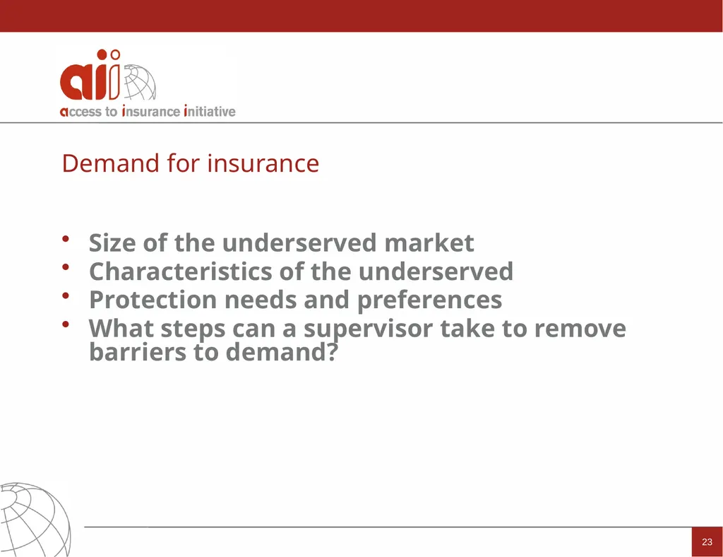 Regulation and Supervision Supporting Inclusive - slide 23 of 119