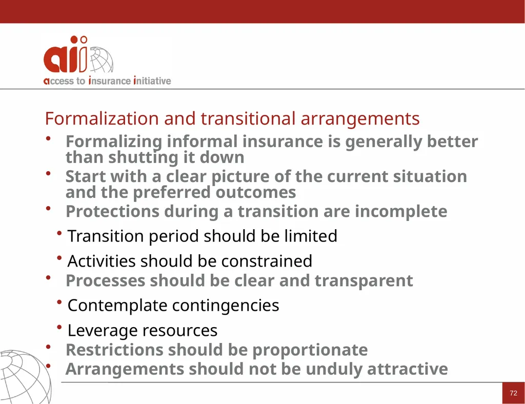 Regulation and Supervision Supporting Inclusive - slide 72 of 119