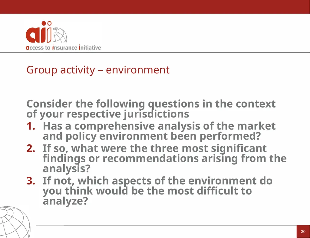 Regulation and Supervision Supporting Inclusive - slide 30 of 119