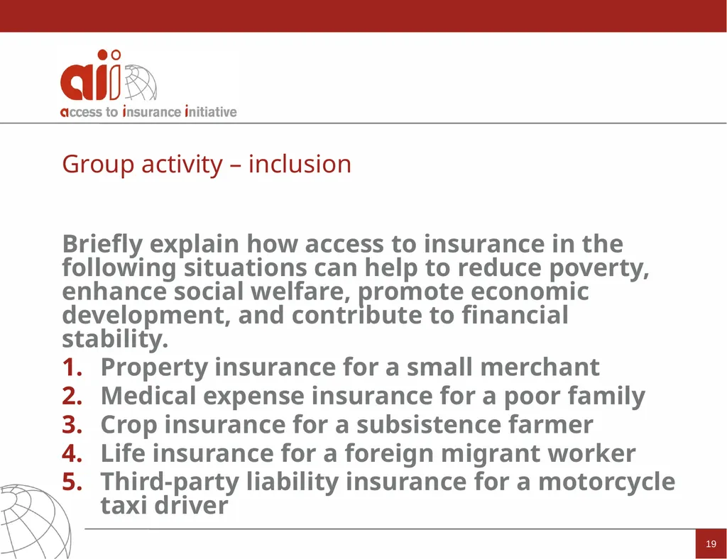 Regulation and Supervision Supporting Inclusive - slide 19 of 119