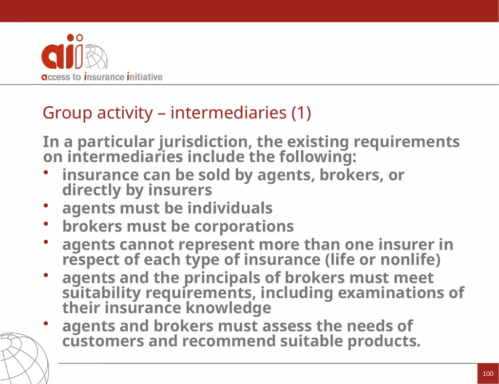 Regulation and Supervision Supporting Inclusive - slide 100 of 119