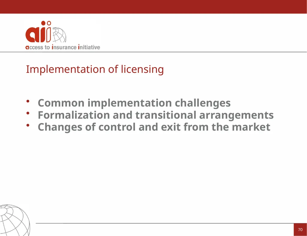Regulation and Supervision Supporting Inclusive - slide 70 of 119
