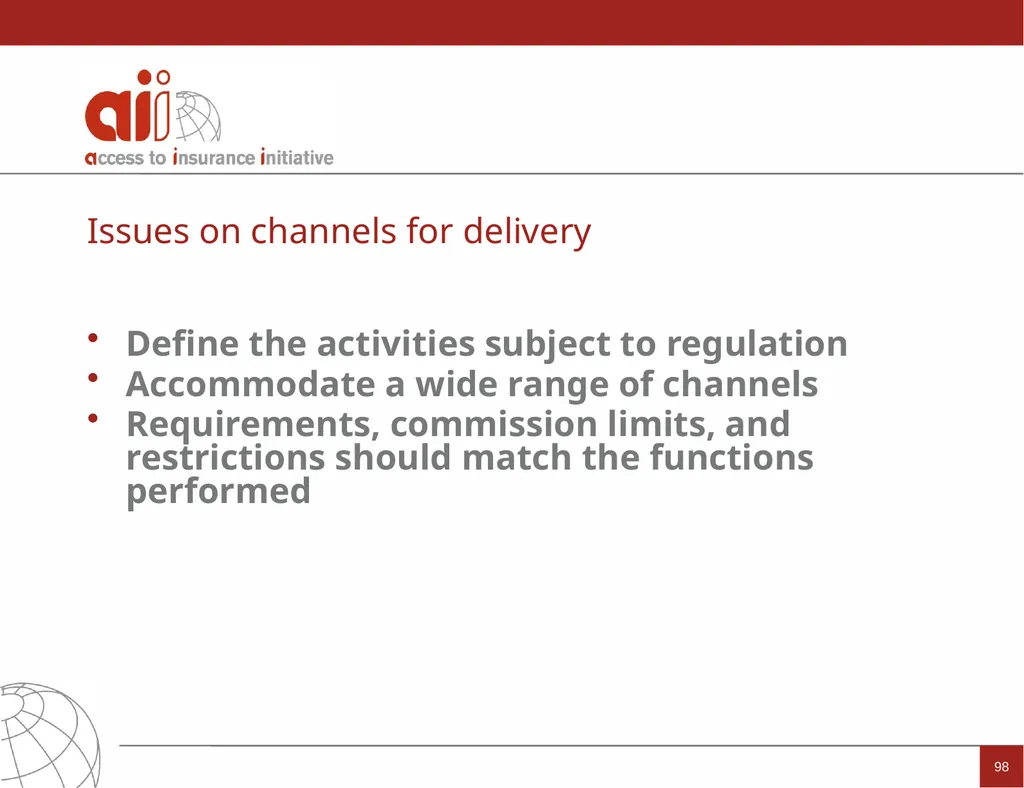 Regulation and Supervision Supporting Inclusive - slide 98 of 119