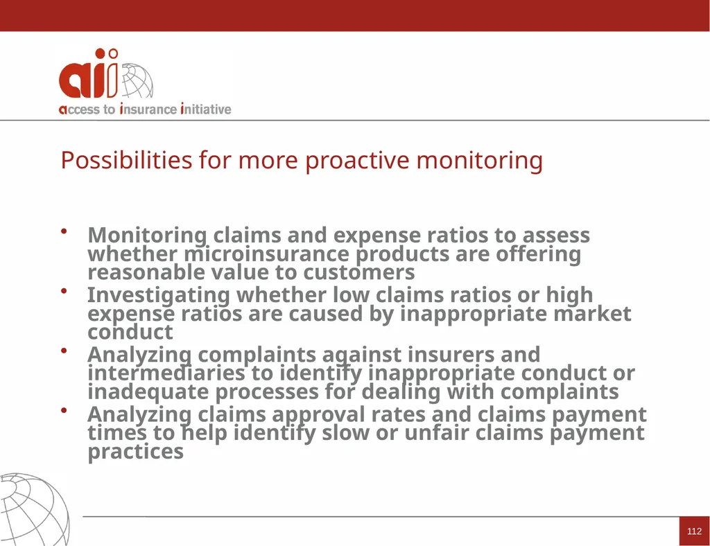 Regulation and Supervision Supporting Inclusive - slide 112 of 119