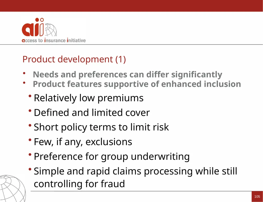 Regulation and Supervision Supporting Inclusive - slide 105 of 119