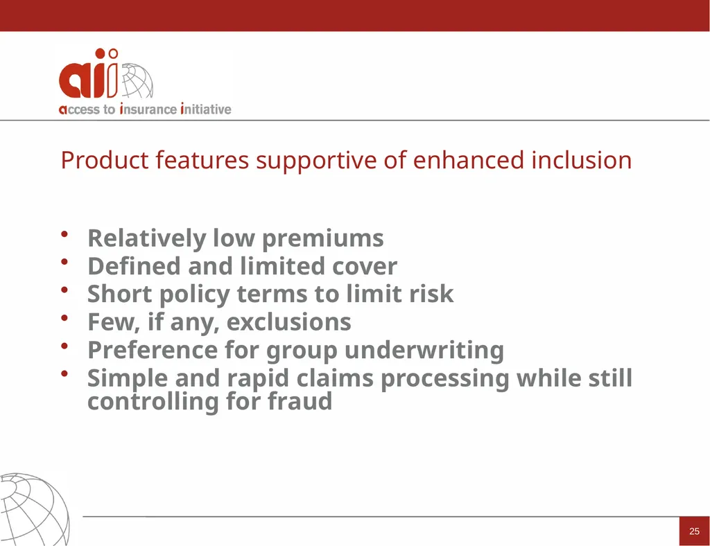 Regulation and Supervision Supporting Inclusive - slide 25 of 119