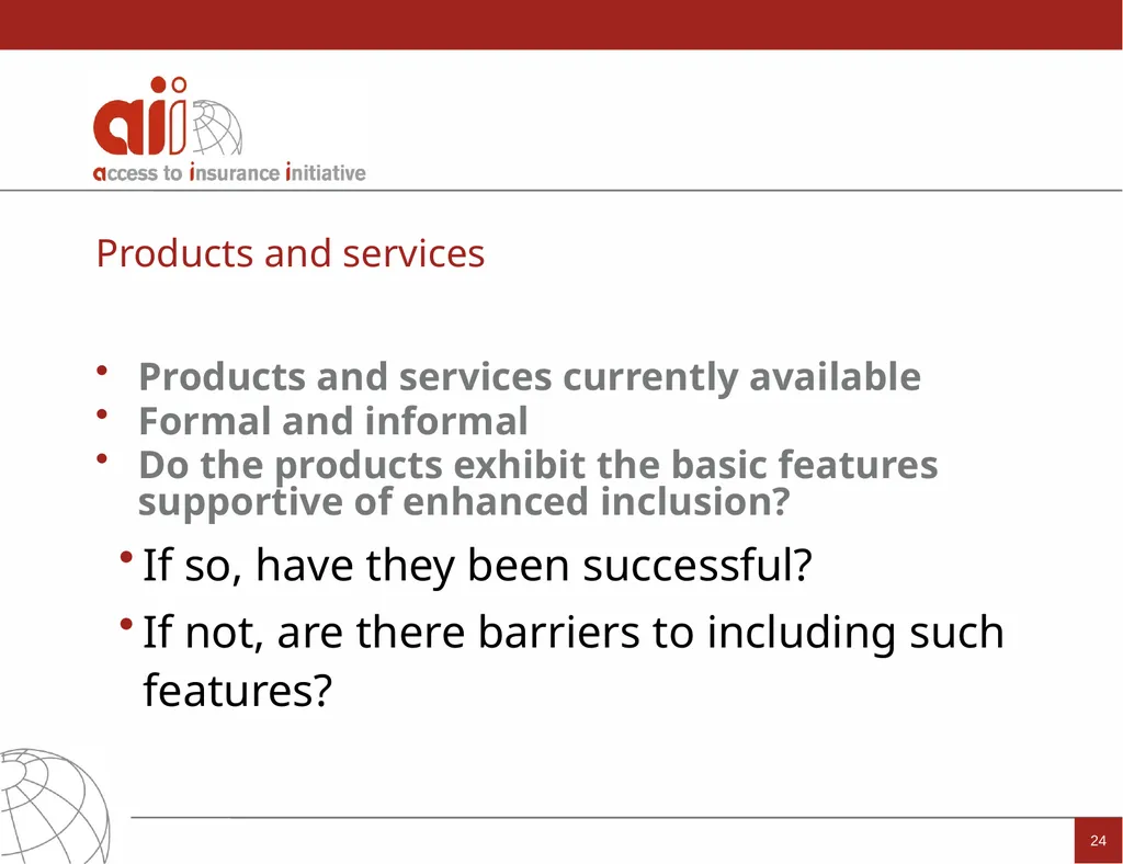 Regulation and Supervision Supporting Inclusive - slide 24 of 119