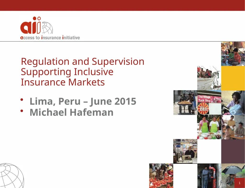 Regulation and Supervision Supporting Inclusive - slide 1 of 119
