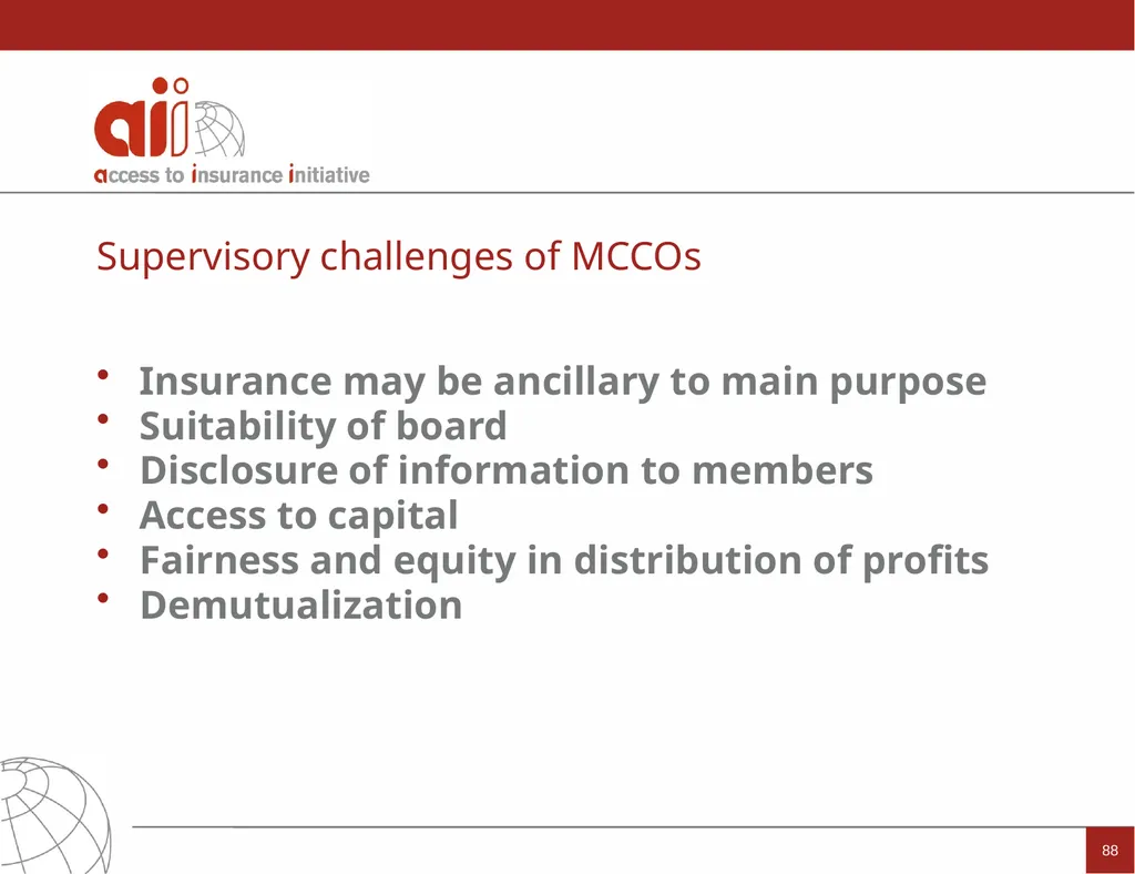 Regulation and Supervision Supporting Inclusive - slide 88 of 119