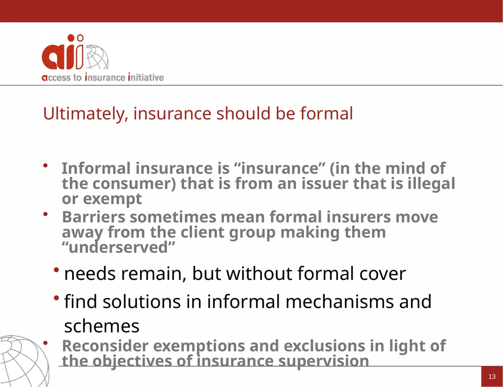 Regulation and Supervision Supporting Inclusive - slide 13 of 119