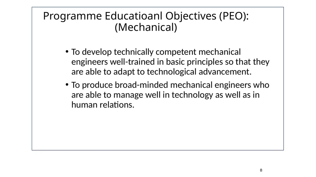 WELCOME Orientation Workshop on Outcome-Based - slide 8 of 115
