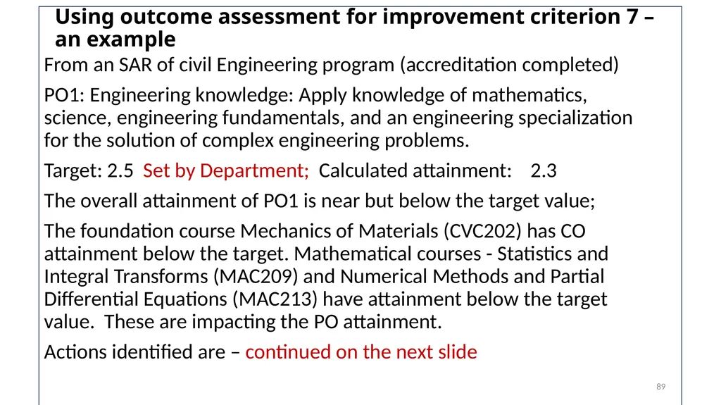 WELCOME Orientation Workshop on Outcome-Based - slide 87 of 115