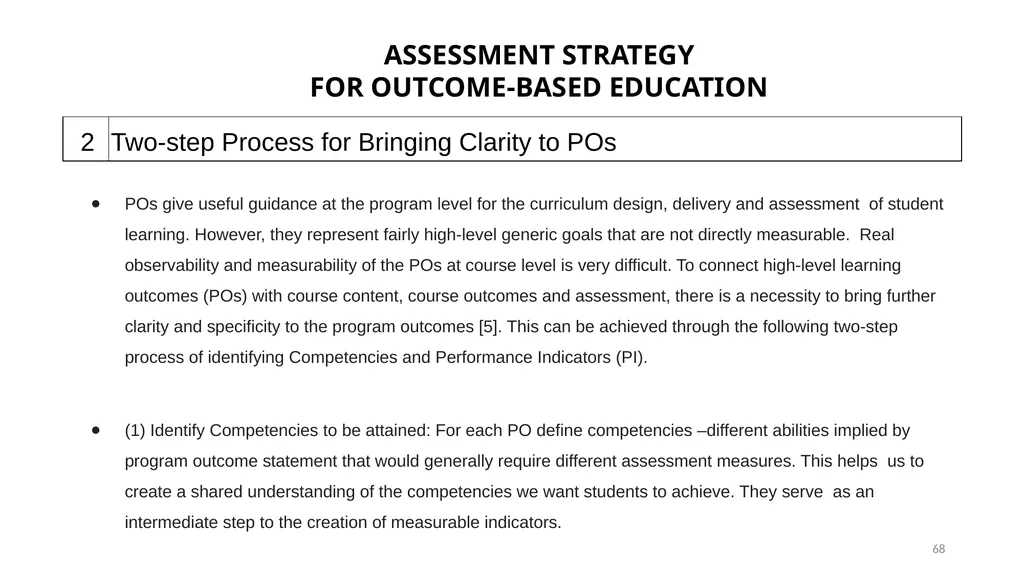 WELCOME Orientation Workshop on Outcome-Based - slide 66 of 115