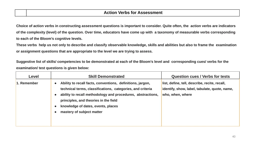 WELCOME Orientation Workshop on Outcome-Based - slide 39 of 115