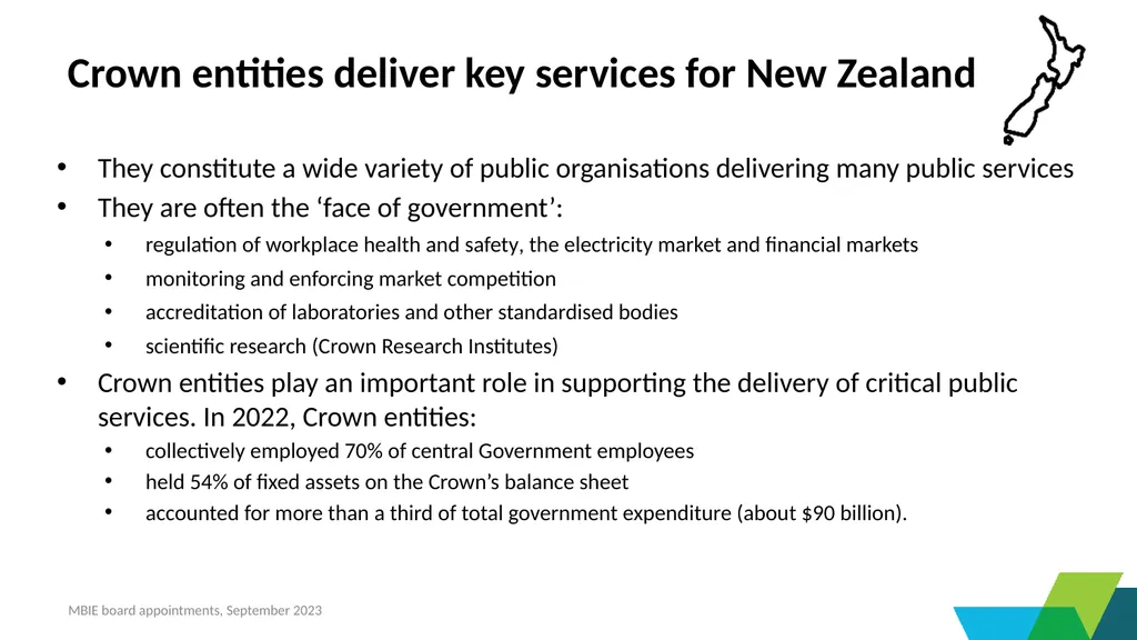 Crown Boards and Committees administered by - slide 8 of 27