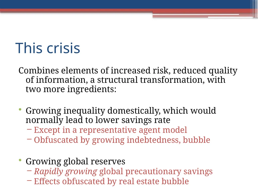 The Global Financial Crisis and Its Implications - slide 60 of 65