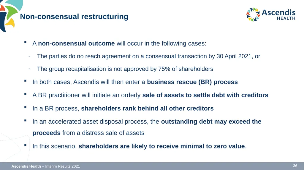 INTERIM RESULTS FOR THE SIX MONTHS ENDED 31 - slide 36 of 42