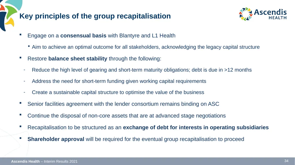 INTERIM RESULTS FOR THE SIX MONTHS ENDED 31 - slide 34 of 42