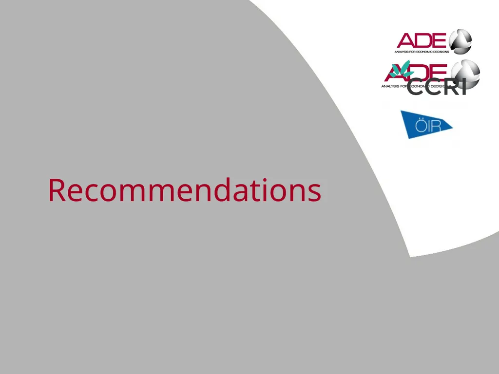 Evaluation support study on the CAP’s impact on - slide 34 of 44