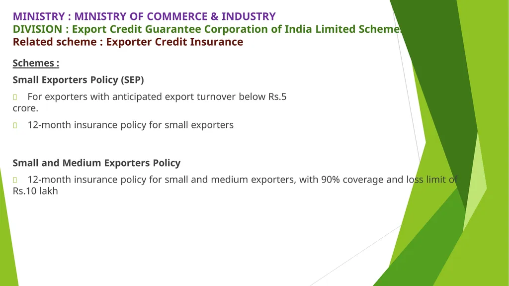 MSME – AN ANALYSIS Erode Chapter - slide 41 of 82