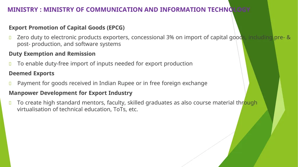 MSME – AN ANALYSIS Erode Chapter - slide 47 of 82