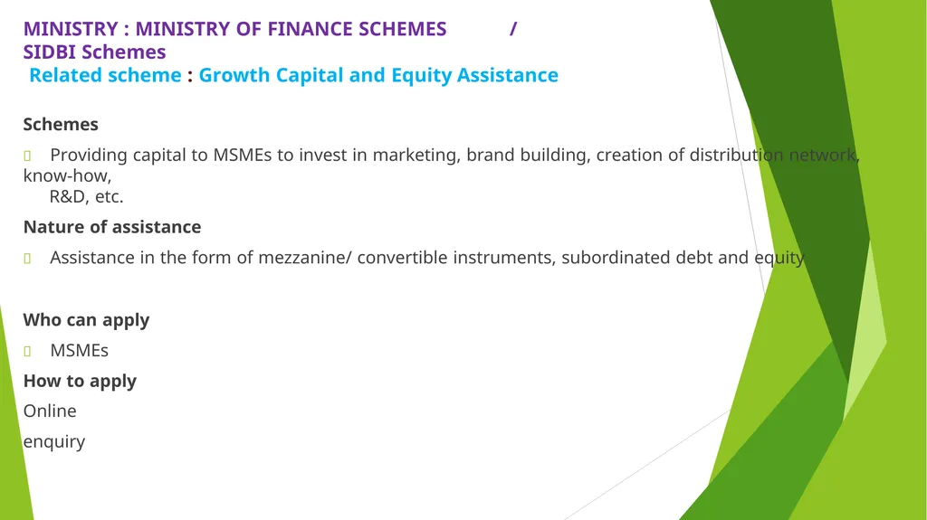 MSME – AN ANALYSIS Erode Chapter - slide 52 of 82