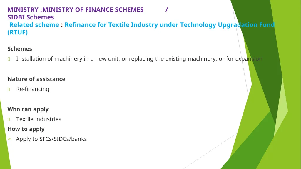 MSME – AN ANALYSIS Erode Chapter - slide 55 of 82