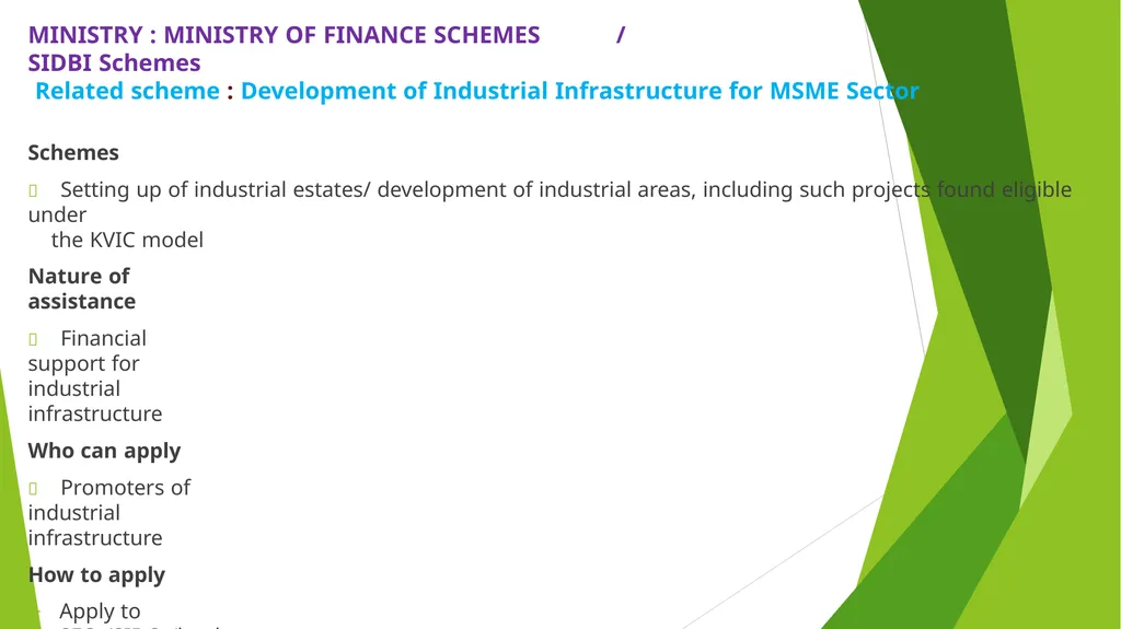 MSME – AN ANALYSIS Erode Chapter - slide 60 of 82