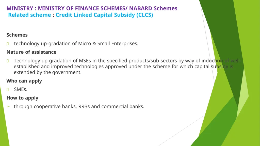 MSME – AN ANALYSIS Erode Chapter - slide 70 of 82